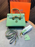 Hermès Kelly Style Leather Handbag