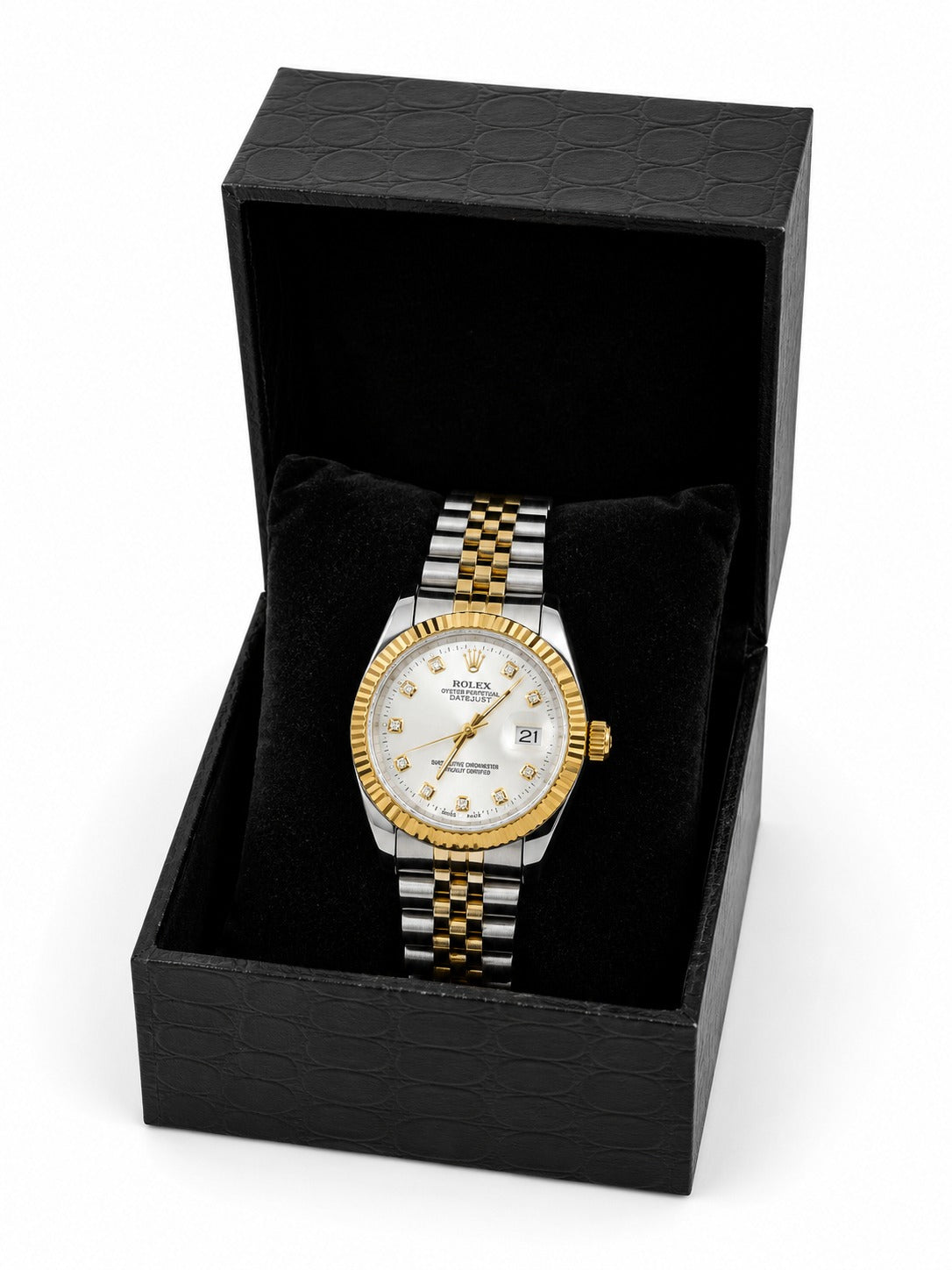 Rolex Datejust Gold-silver White