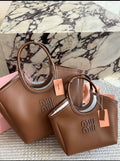 Miu Miu Ivy Leather Handbag